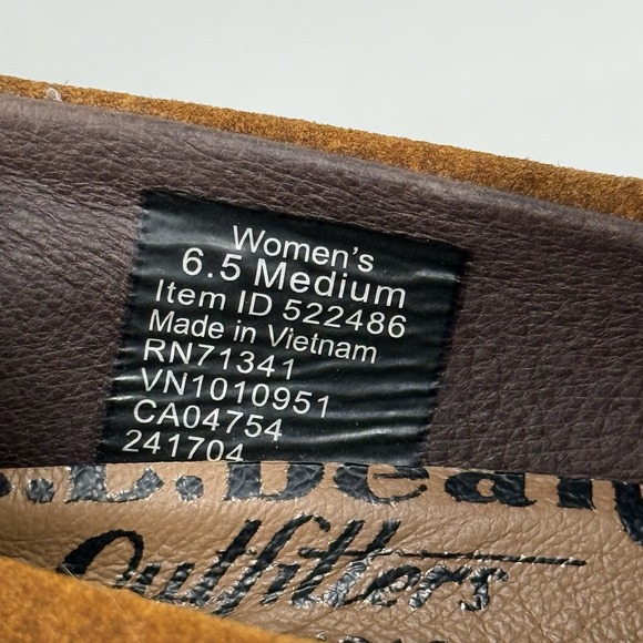 NEW L.L. Bean Women's Size 6.5 M Brown Suede Camden Hill Penny‎ Loafer Shoes - Picture 11 of 12